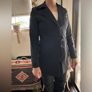 A/X Armani Exchange navy raincoat